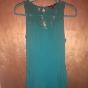Turquoise dress